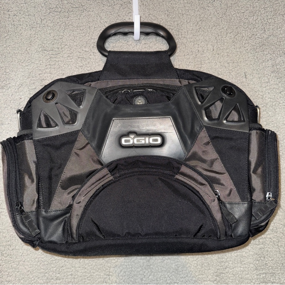 OGIO Messenger Laptop Shoulder Travel Bag Black Heavy Duty NO SHOULDER STRAP